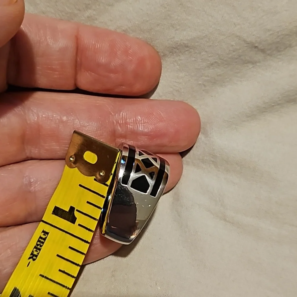 Stainless Square Mens ring - Picture 6 of 6